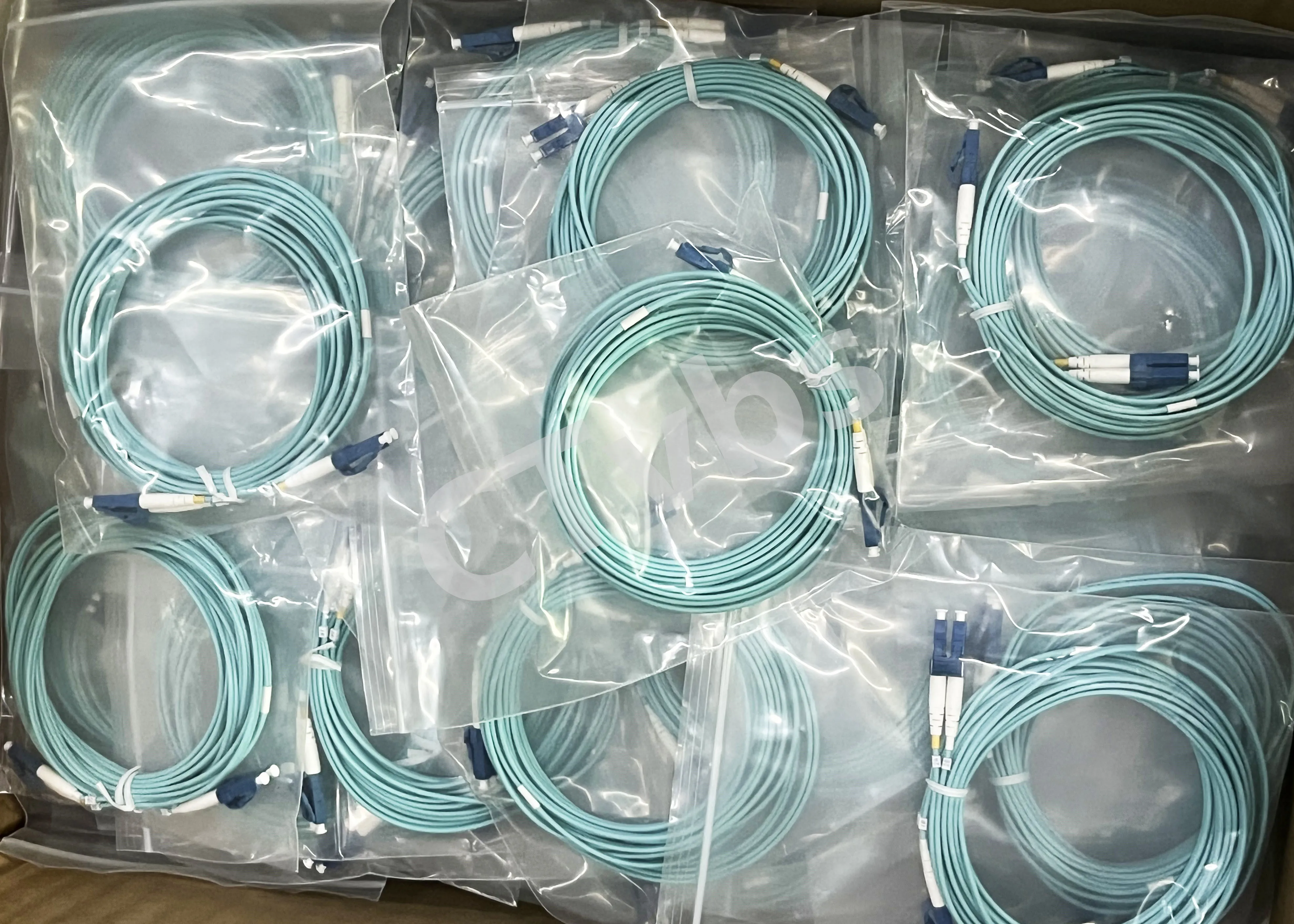 5M LC to LC Optic Fiber Patch Cable 10G Multimode Duplex OM3 PVC 2.0 50/125