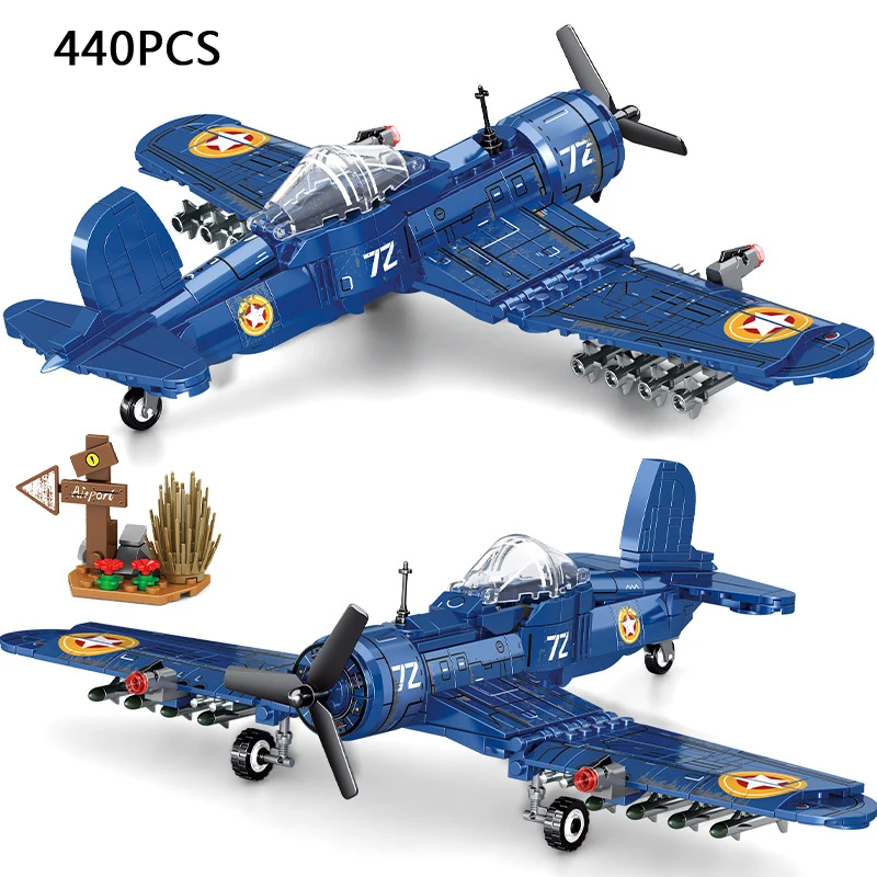 

Конструктор F4u из серии «Военная война», военный истребитель Corsair batisbrick, модель Ww2, фигурки ВВС, коллекция игрушек для мальчиков