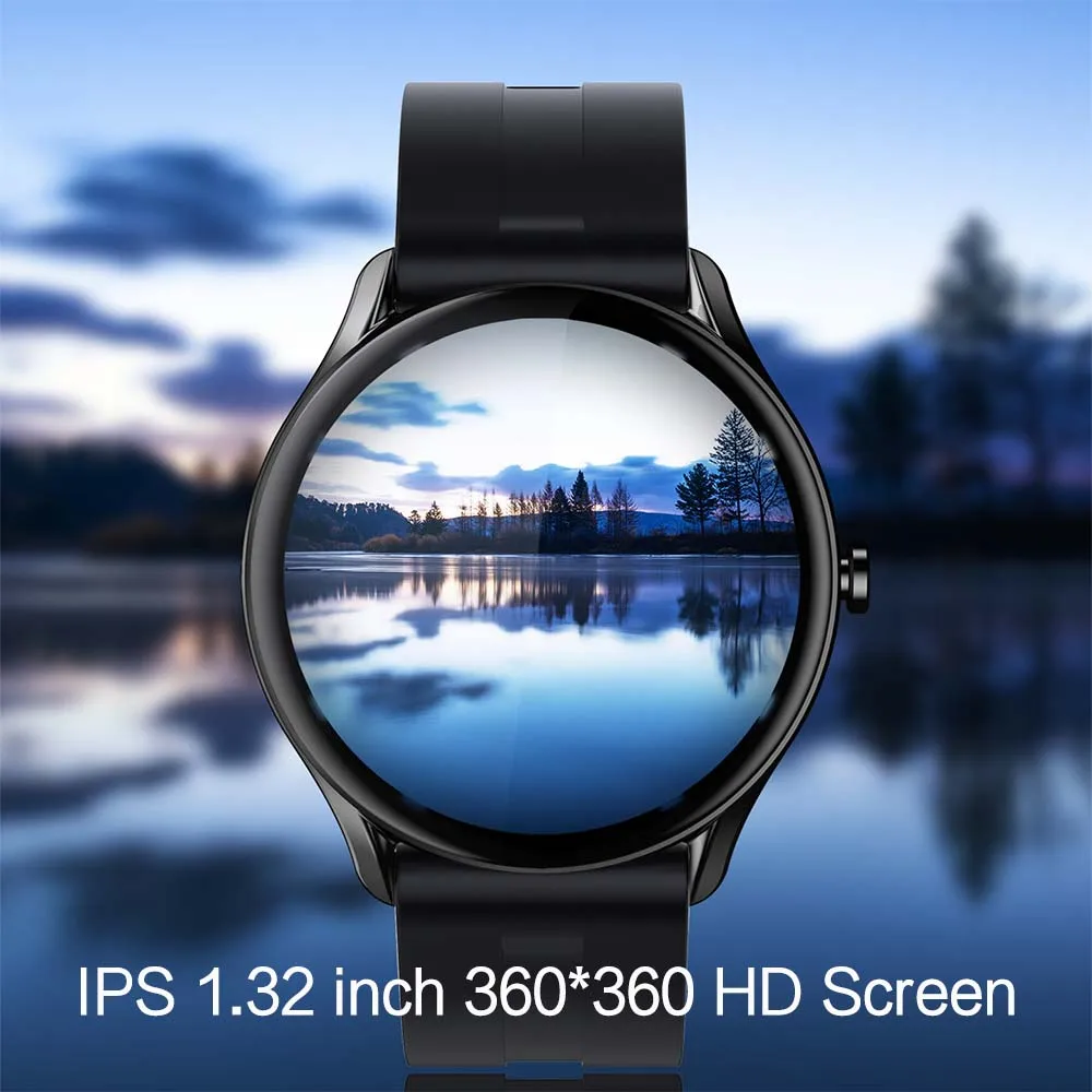 SENBONO New MAX9 Smart Watch Men 1.32 inch Full Touch Screen Sport Fitness IP68 Waterproof Smartwatch Men Women for Android IOS