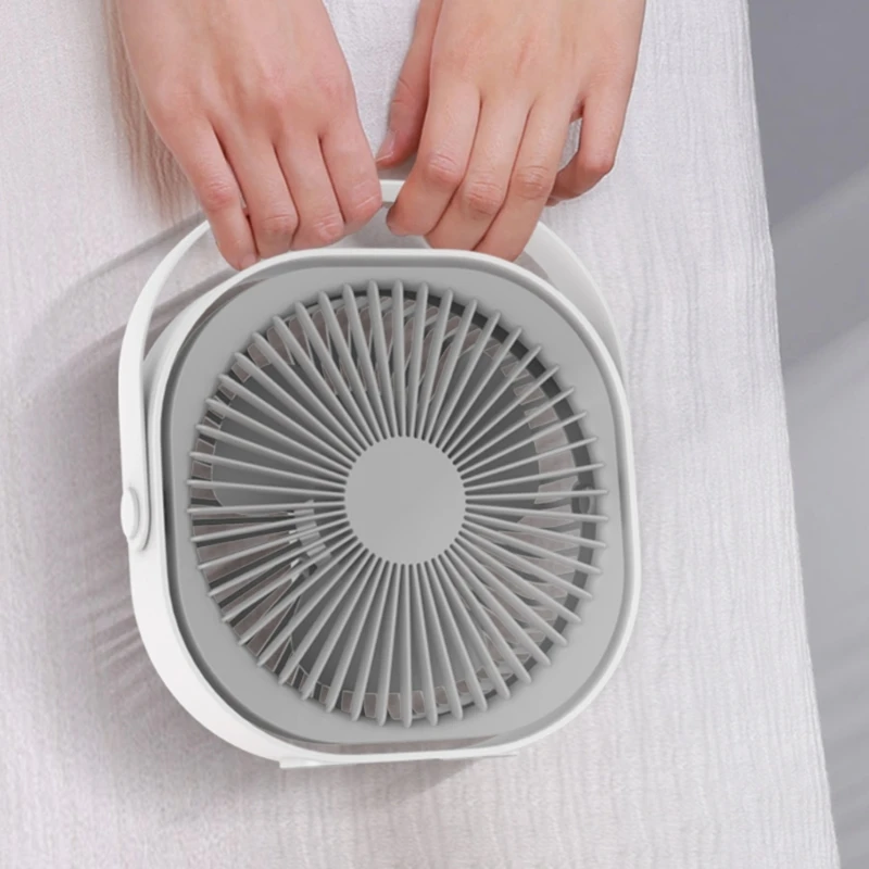 

Portable Personal Fans USB Charging Table Fan 360° Rotatable 3 Speed 4000mAh