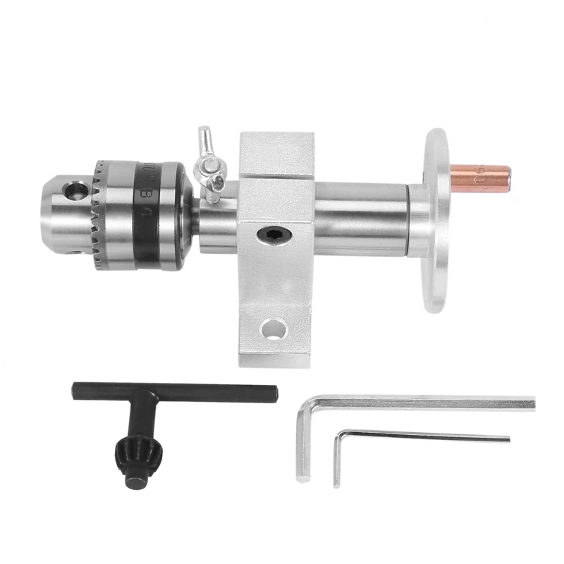 

Live Lathe Center Head With Chuck Diy Accessories For Mini Lathe Machine Revolving Centre Woodworking Tool