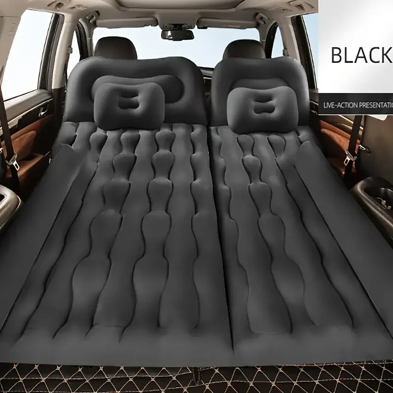 

Car Air Cushion With Air Pump Portable Sleeping Mattress Home Car Travel Camping SUV Air Cushion Camping Bed Cushion Pillow Thic