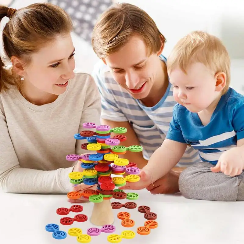 Разноцветные Креативные строительные блоки стены радужного дерева для