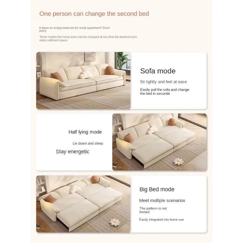 Многофункциональный диван-кровать со слоновьими ушками складной двойной