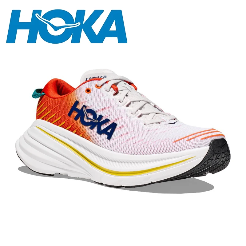 

Кроссовки HOKA Bondi X мужские и женские с логотипом, легкая теннисная обувь на платформе, стрейчевая обувь для ходьбы и бега на открытом воздухе