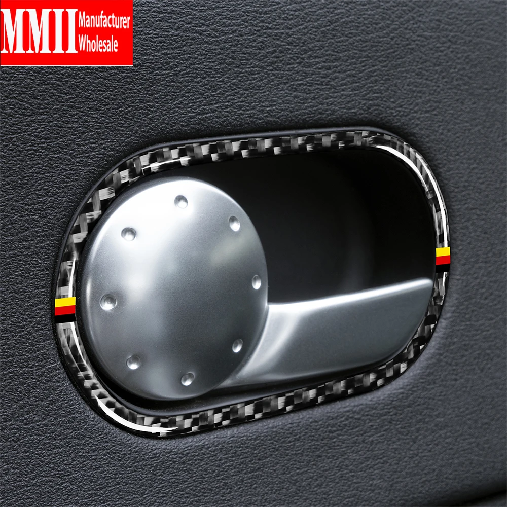 

Carbon Fiber Sticker For Audi TT 8N 2001 2002 2003 2004 2005 2006 Both Sides Inner Door Handle Frame Interiors Car Accessories