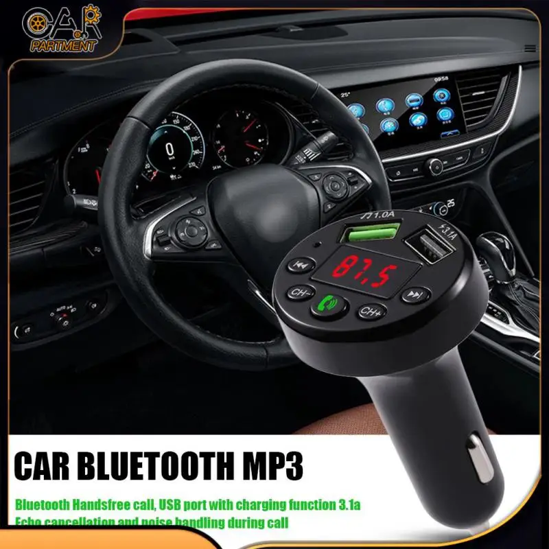 

Fm-трансмиттер автомобильный беспроводной с поддержкой Bluetooth, а
