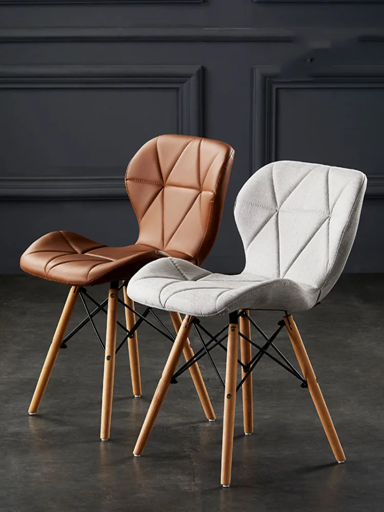 

Dining Chair Nordic Bedroom Home Leisure Simple Chair Desk Chair Makeup Manicure Discussion Stool Coffee Milk Tea Shop Dining