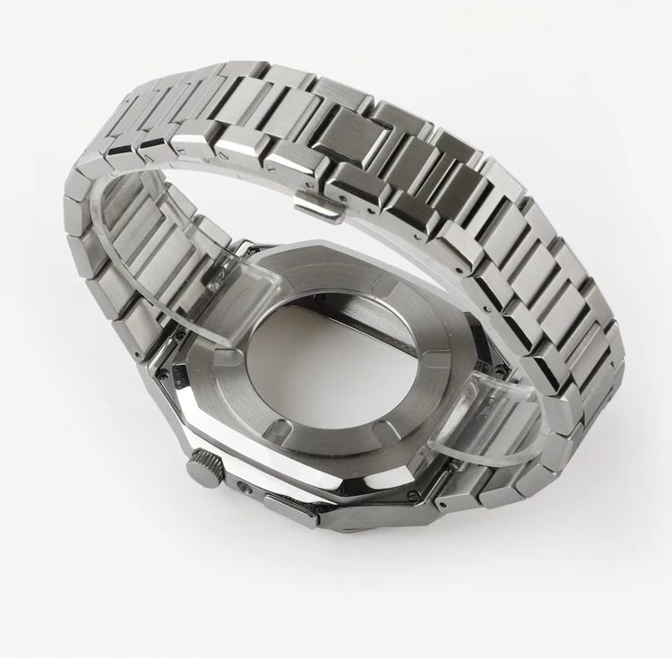 41mm 45mm Stainless steel Strap Set for Apple Watch 44mm Metal Case for iWatch 7 Series 6 SE 5 4 40mm DIY Modification Kit