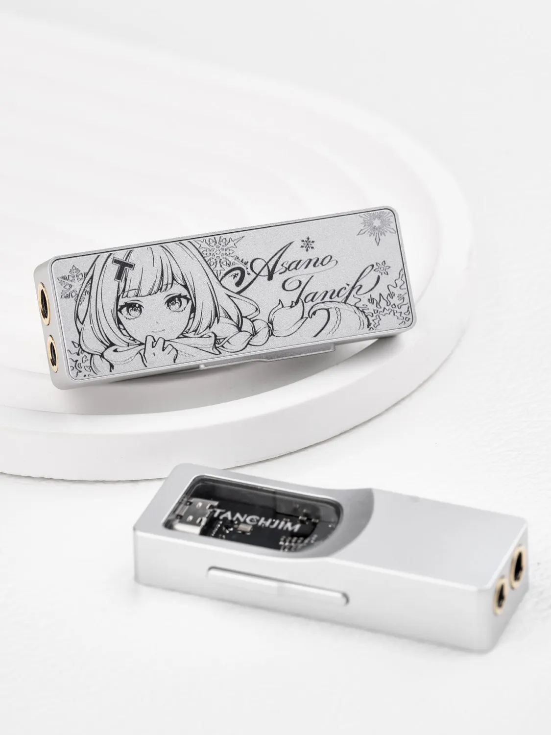 Фото Портативный усилитель для наушников TANCHJIM SPACE PRO Yukino Hana Limited Edition со встроенной игровой звуковой картой и ЦАП №2