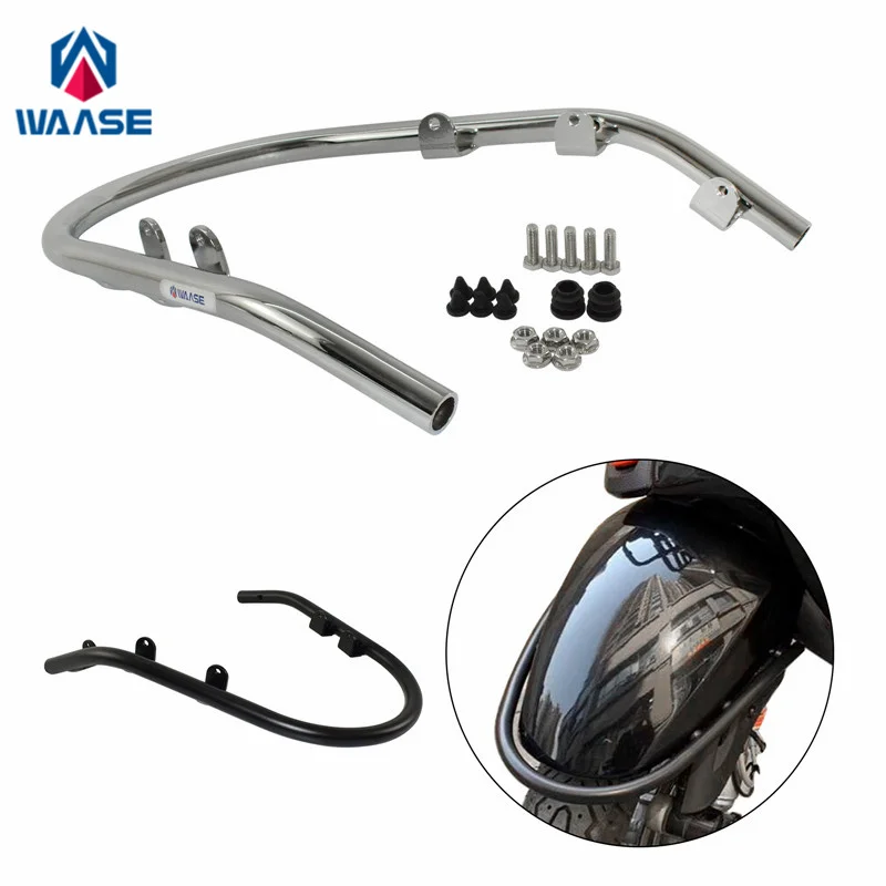 

waase For Vespa Piaggio Sprint Primavera 125 150 S150 2014-2021 Front Mudguard Bumper Guard Crash Bar Fender Frame Protector