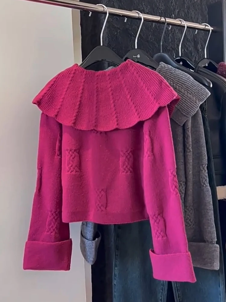 Корейская серия больших размеров нежный сладкий модный свитер в стиле вестерн Sle