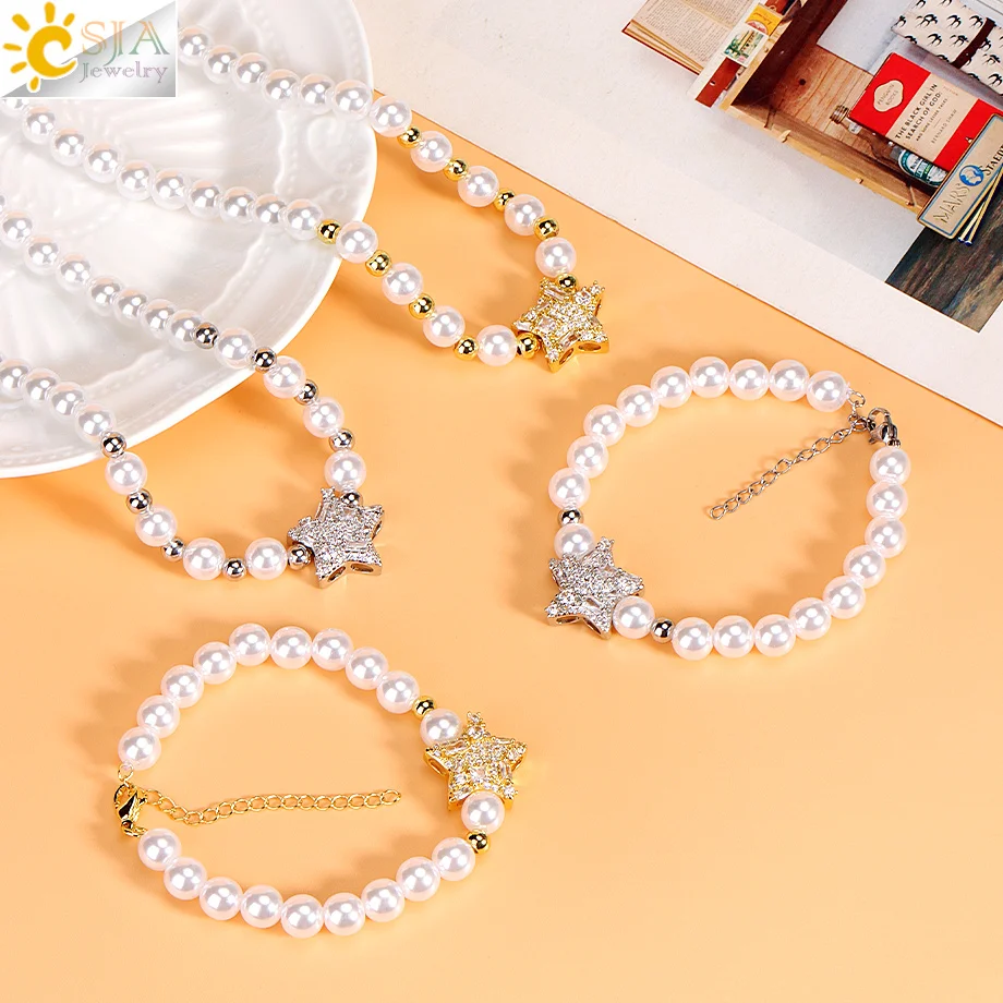 Комплект ювелирных изделий из бисера и камня