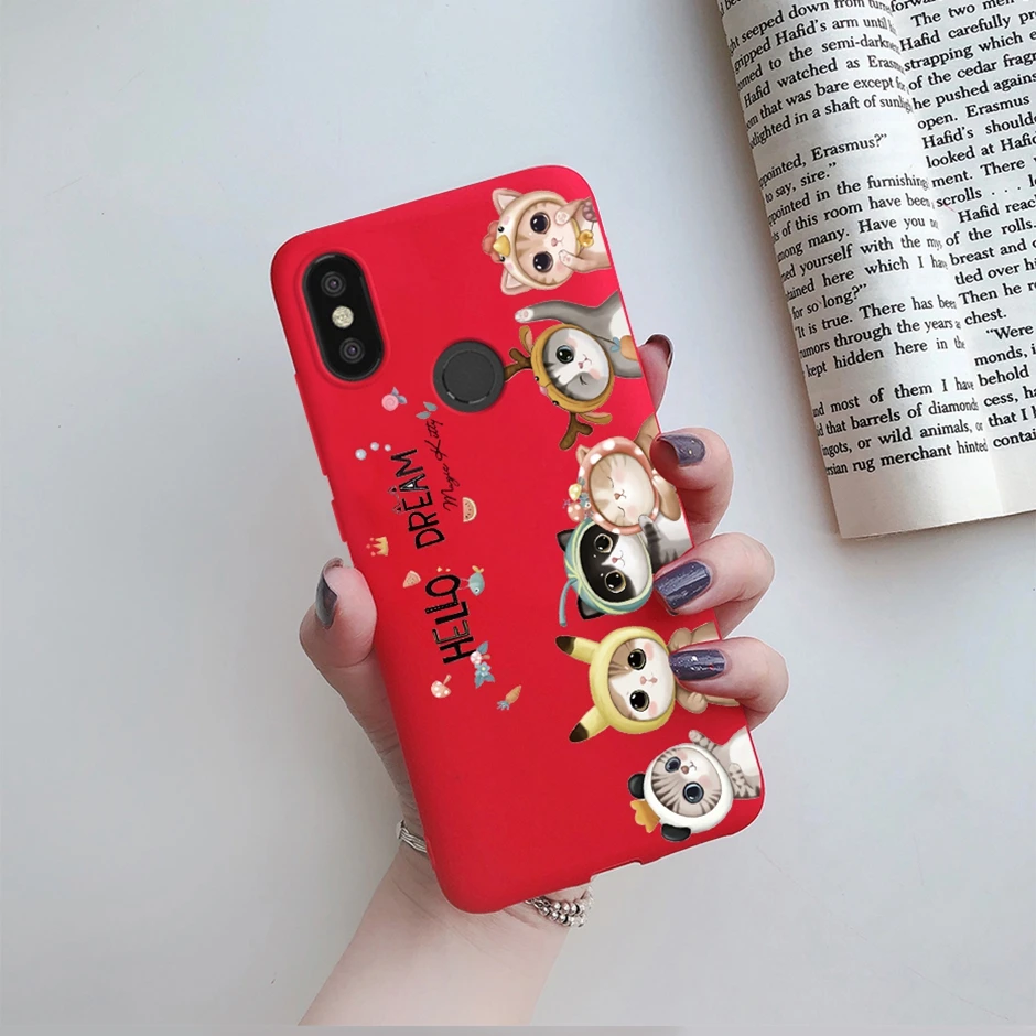 Чехол для Xiaomi Mi A2 силиконовый чехол телефона Lite чехлы мягкий из ТПУ с рисунком