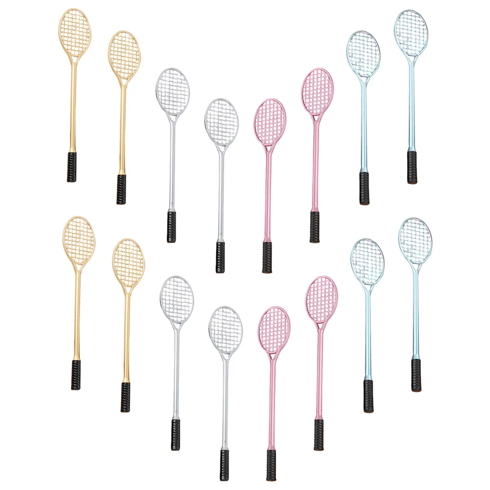 20 Pcs Signature Gel Pen Badminton Racket Writing Ink Stationery Cute Child Smoothest