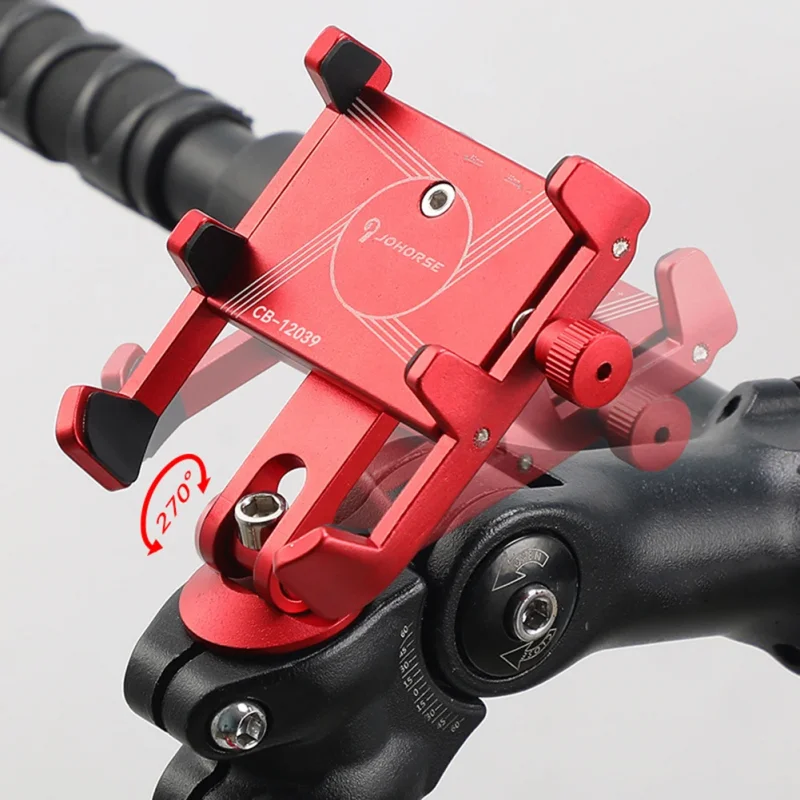 Противоскользящий велосипедный держатель для телефона из алюминиевого сплава