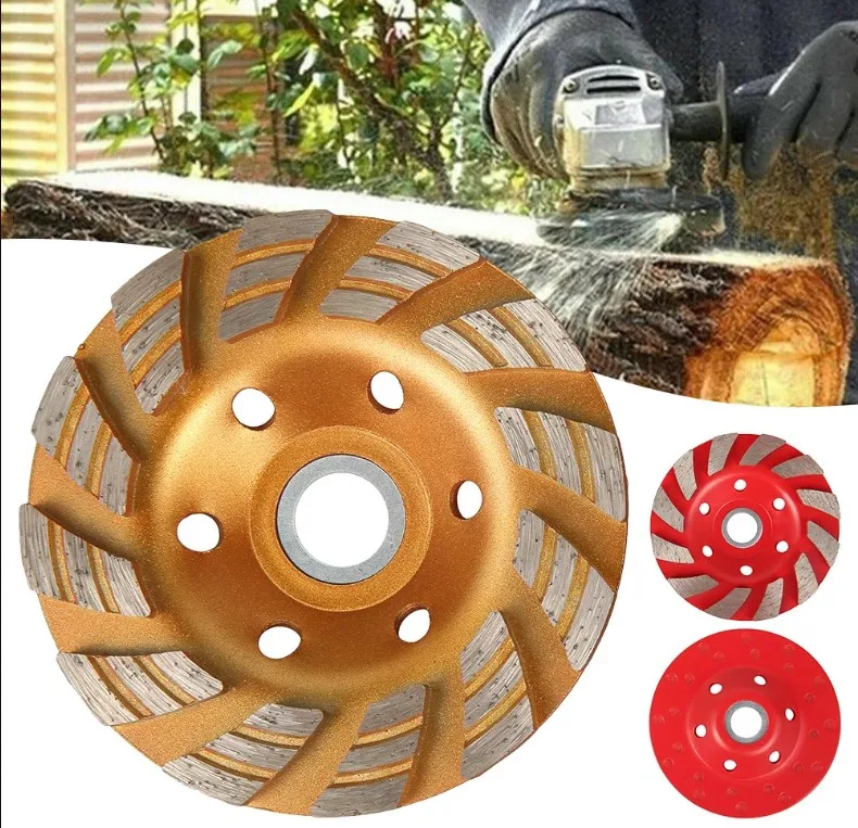 

1Pc Diamond Grinding Wheel Disc Wood Carving Disc Bowl Shape Grinding Cup Concrete Granite Stone Ceramic Cutting Disc Power Tool