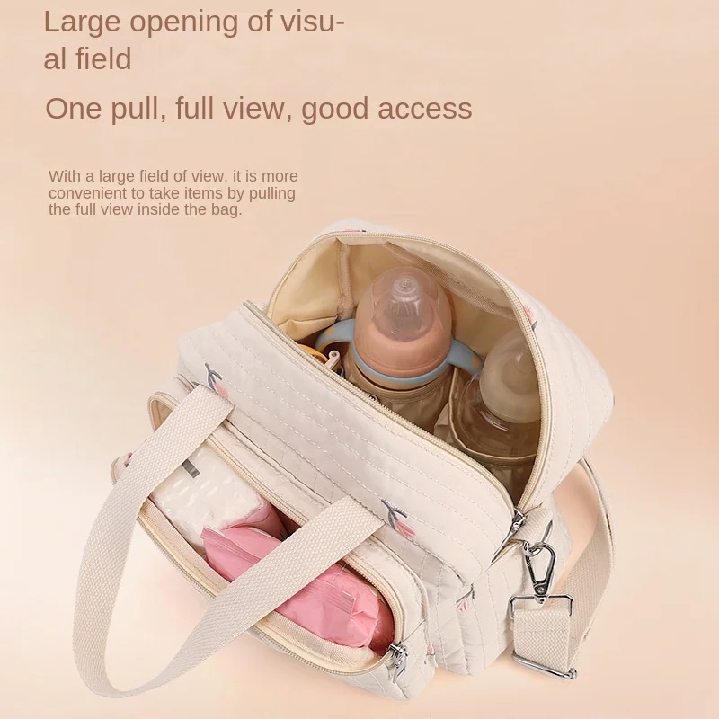 Сумка на плечо в Корейском стиле для новорожденных стеганый органайзер хранения