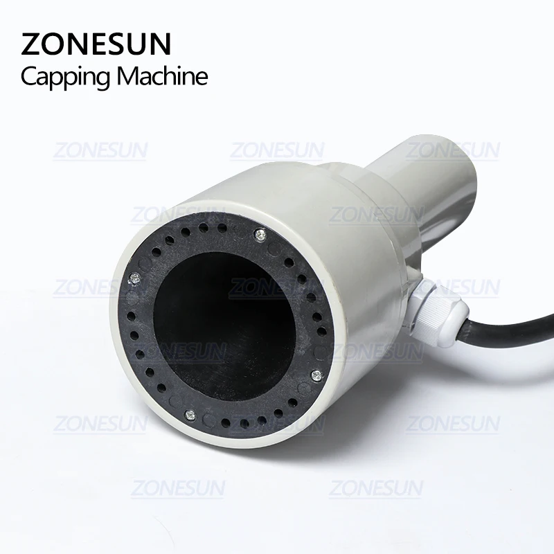 ZONESUN FK-300 Small Diameter Aluminium Foil Film Portable Sealing Machine Sharp Pointed Plastic Bottle Enseal Sealer Machines enlarge