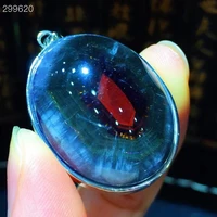 natural purple cacoxenite red auralite 23 eye pendant 31 6x25 5x12 2mm rutilated canada women men necklace jewelry aaaaa