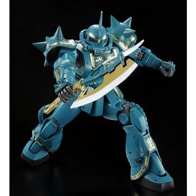 Фото Bandai оригинальная MG ZakuII Dozle Zabi Custom MS-06F 1/100 аниме фигурка в сборе модель игрушки подарки для детей GUNDAM №4