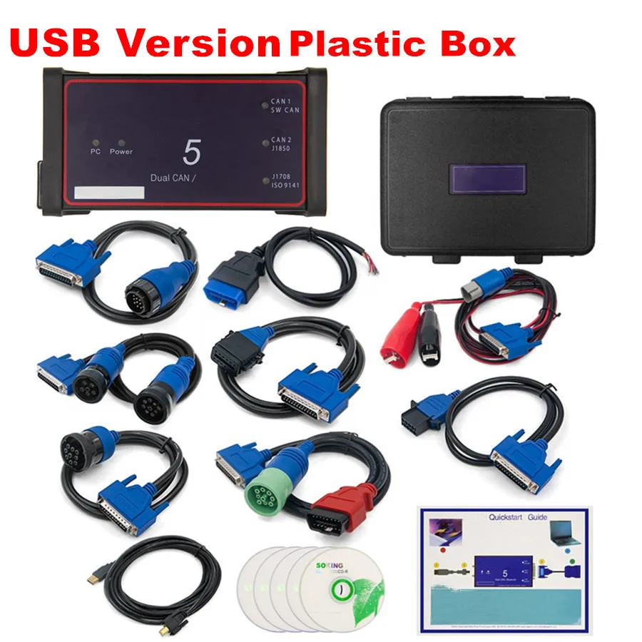 

USB/Bluetooth DPA5 адаптер протокола Dearborn 5 сканер для тяжелых грузовиков диагностический DPA 5 подходит для нескольких брендов