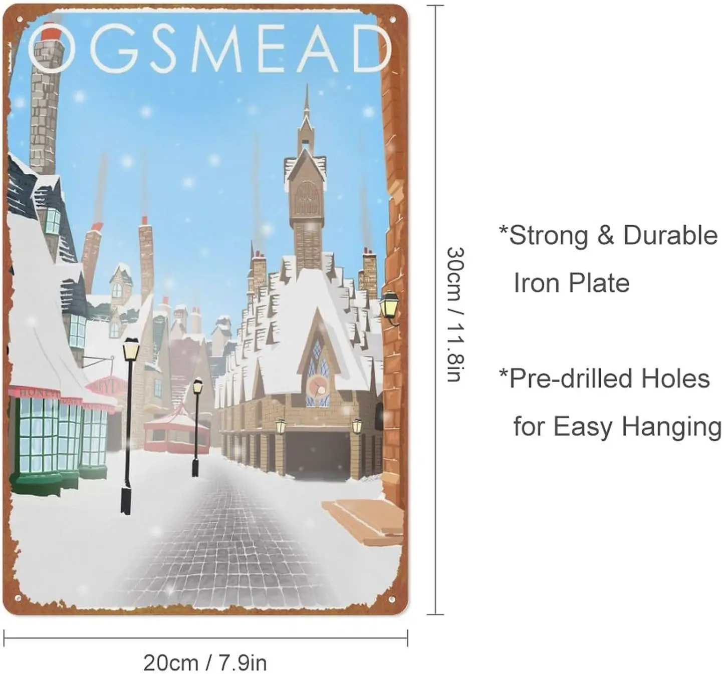 Винтажные оловянные знаки Деревня хогмада забавный металлический Ретро-знак