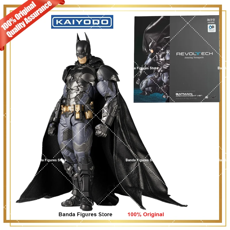 Оригинальный Kaiyodo Batman Arkham Knight Amazing Yamaguchi Revoltech NR038 Бэтмен в наличии аниме