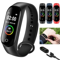 smart watches sport wristbands women men children watch screen fitness tracker bluetooth waterproof pedometer for children m4