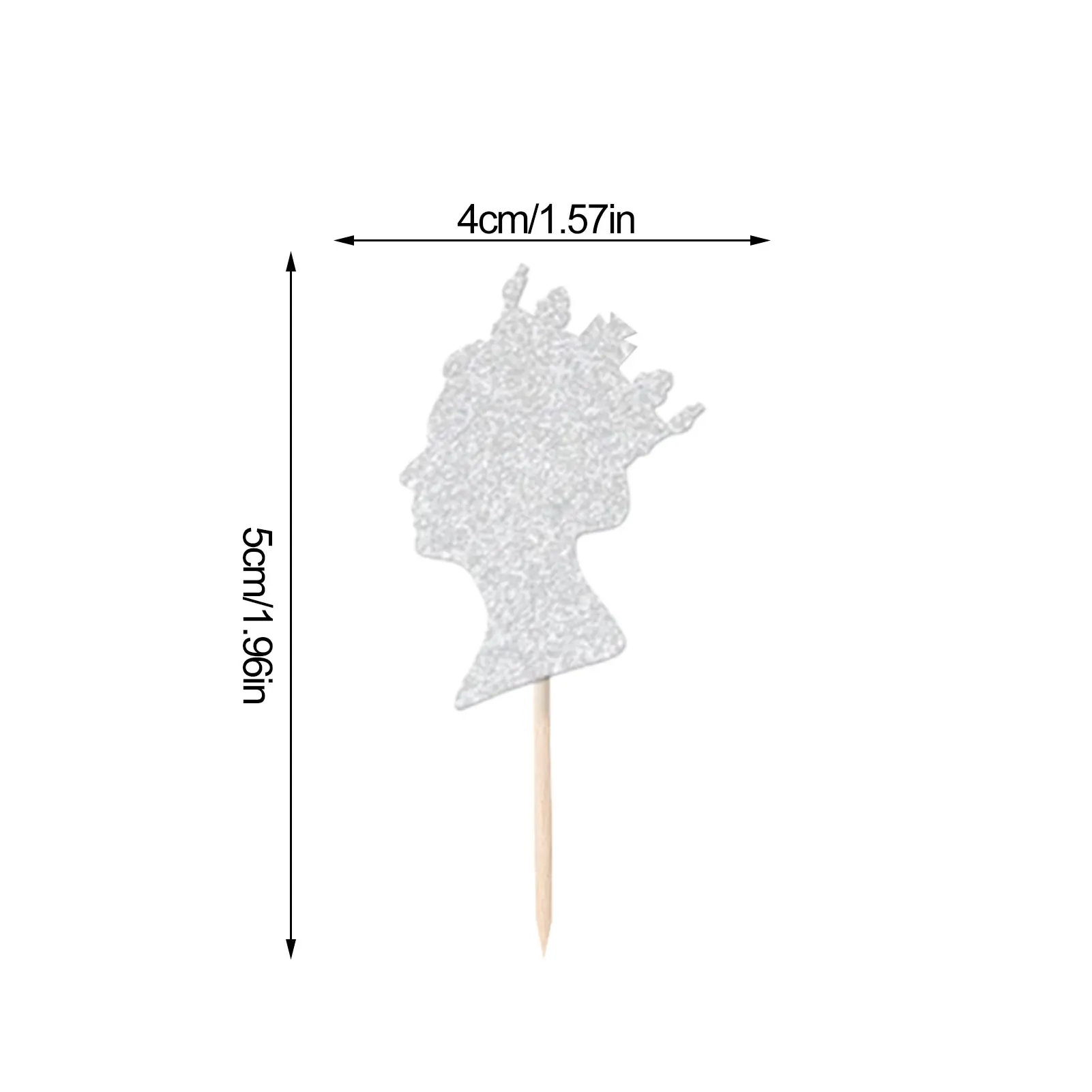 Украшения для торта Union Jack 10 шт. британский флаг силуэт королевы корона блестящие