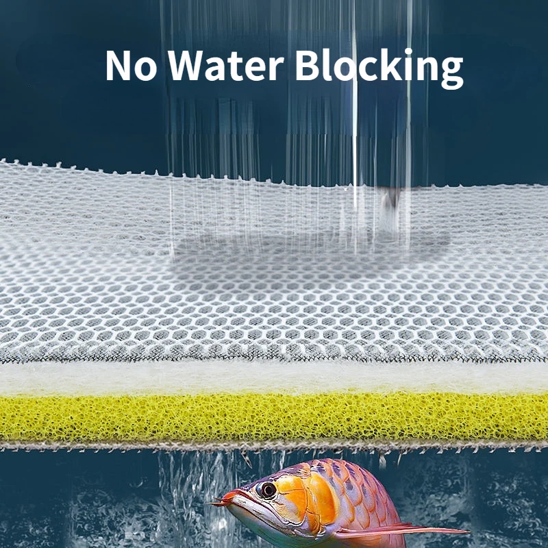 8D губка фильтр для аквариума без клея пена биохимическая био-хлопок скиммер