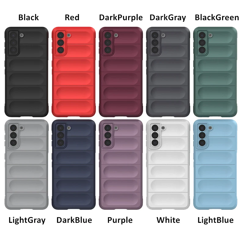 For Samsung Galaxy S21 5G Case Samsung S21 S22 Pro Ultra Cover Shockproof Rubber Soft Silicone Bumper For Galaxy S21 6.2 Inch