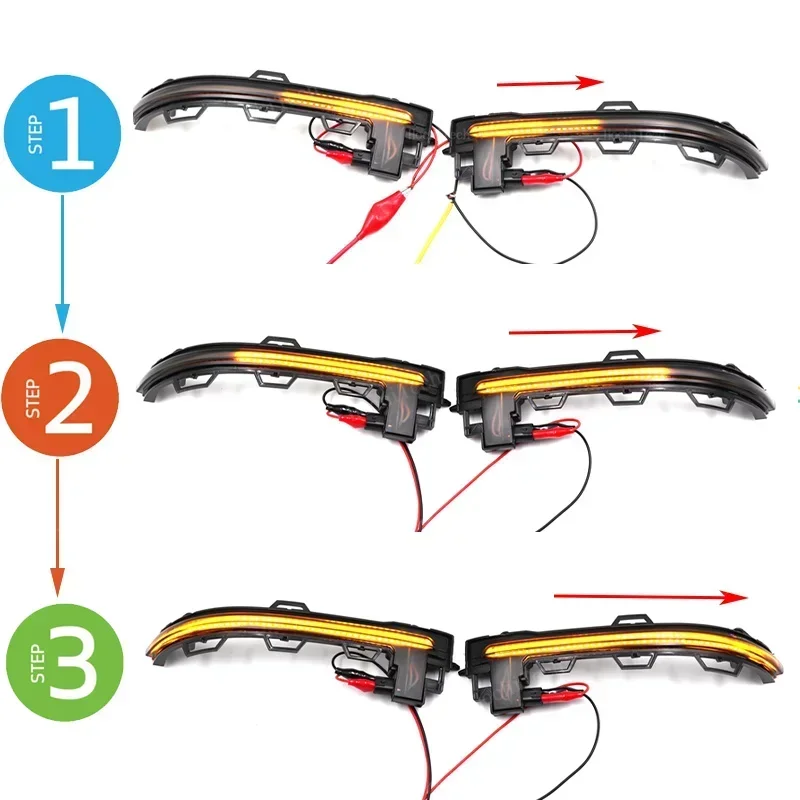 2x динамическая боковая зеркальная блистерная лампа для BMW X3 G01 IX3 X4 G02 X5 G05 X6 G06 X7 G07