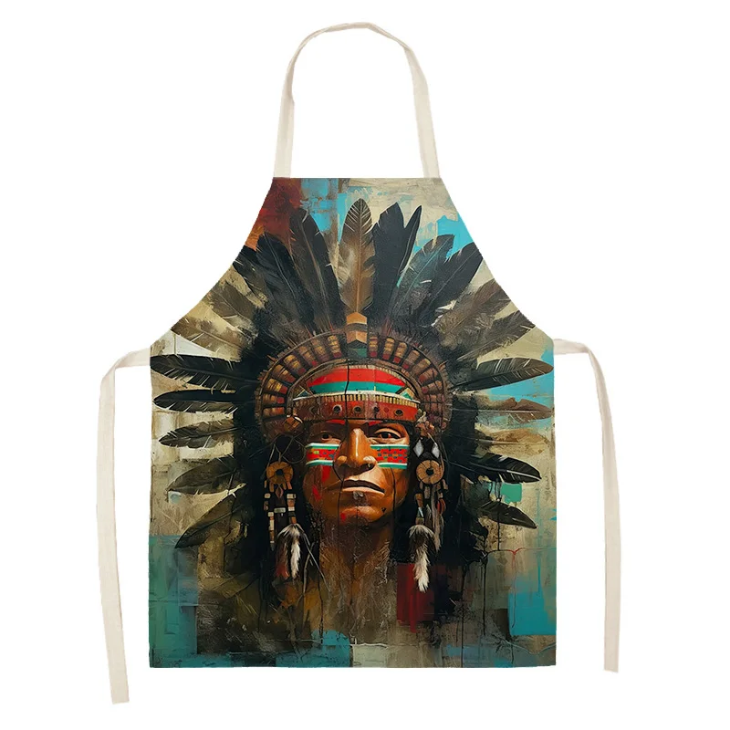 Льняной фартук в стиле древнего Египта