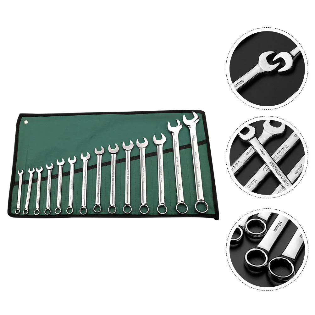 

14 Pcs 8-24MM Adjustable Ratchet Wrench Home Professional Repair Wrench Tool Set