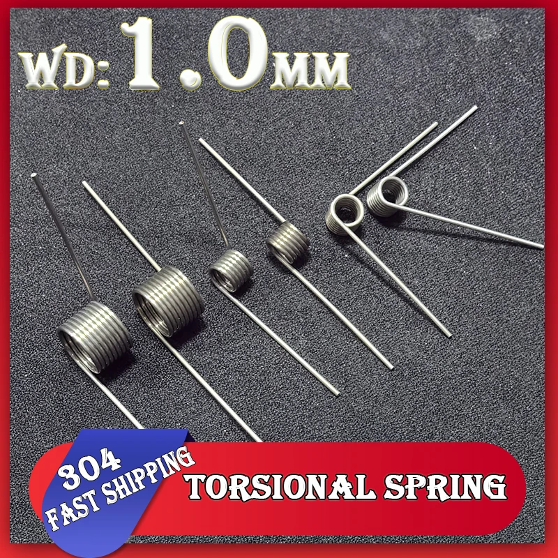 

Торсионные пружины из нержавеющей стали 304, 5 шт.
