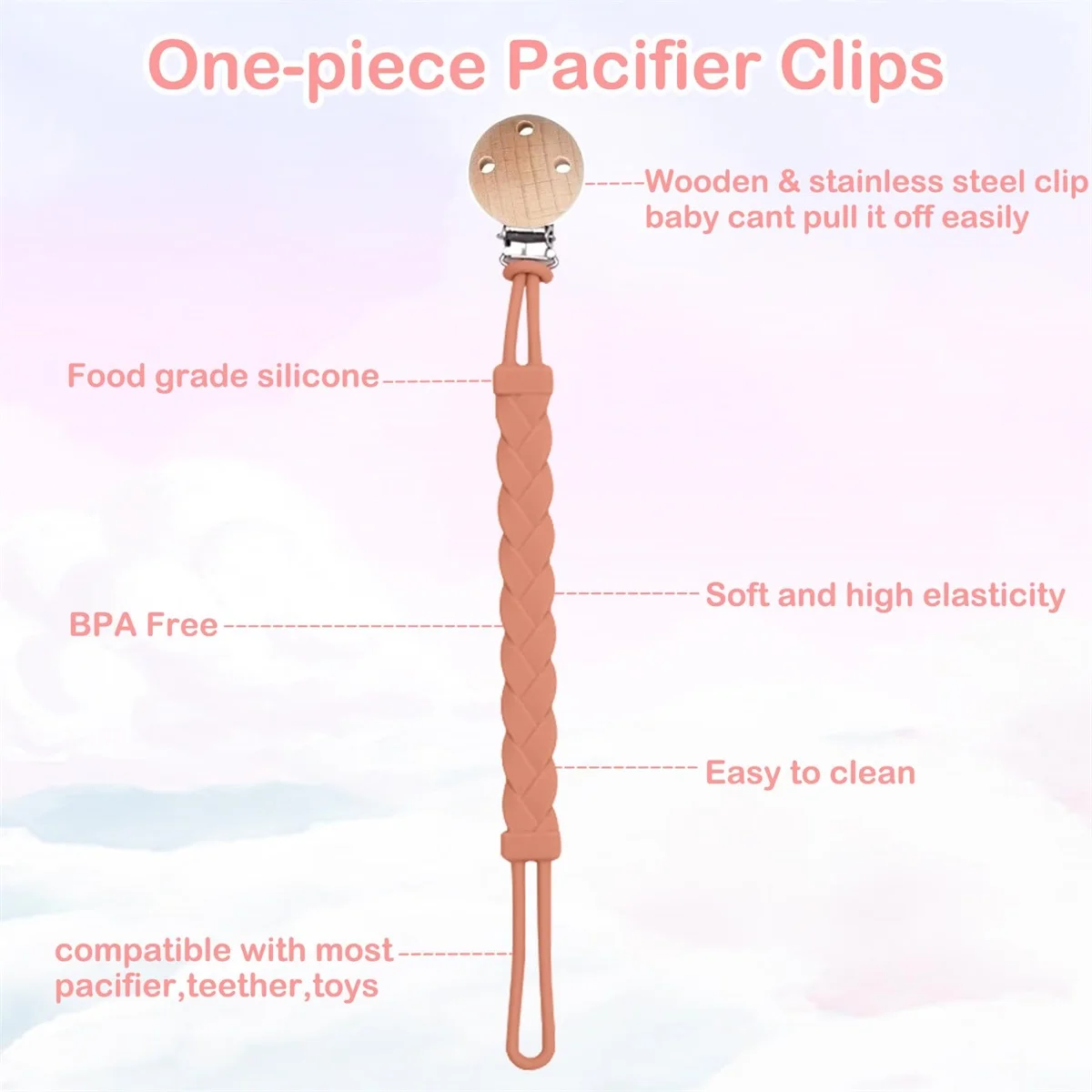 Детская гелевая соска для прорезывания зубов силиконовая цепочка сосков пищевой