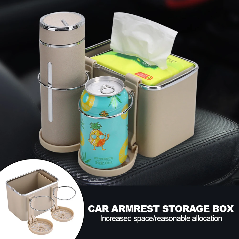 

Multi-function Car Storage Box Armrest Organizers for Phone Tissue Cup Drink Holder Car Interior Stowing Tidying Accessories