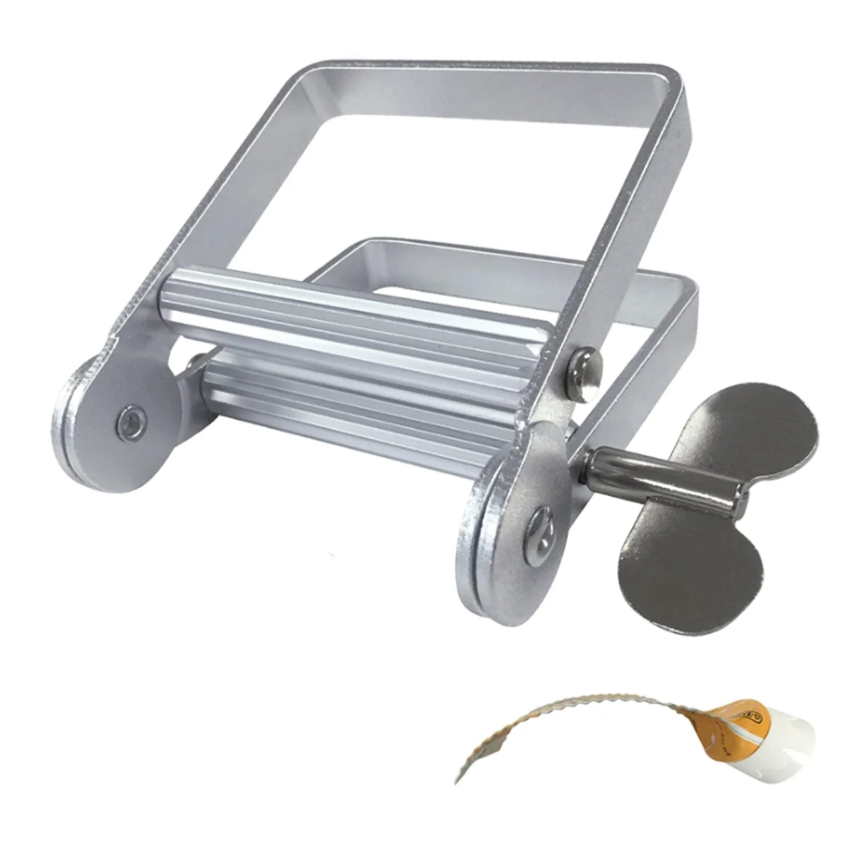 

Металлический пресс для зубной пасты