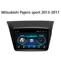 9 octa core android 10 car monitor video player navigation for mitsubishi pajero sport montero nativa dakar 2008 2012