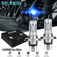 2pcs 8000k ice blue 80w led motorcycle headlight hi low beam for indian chief dark horse 2010 2011 2012 2013 2016 2017 2018