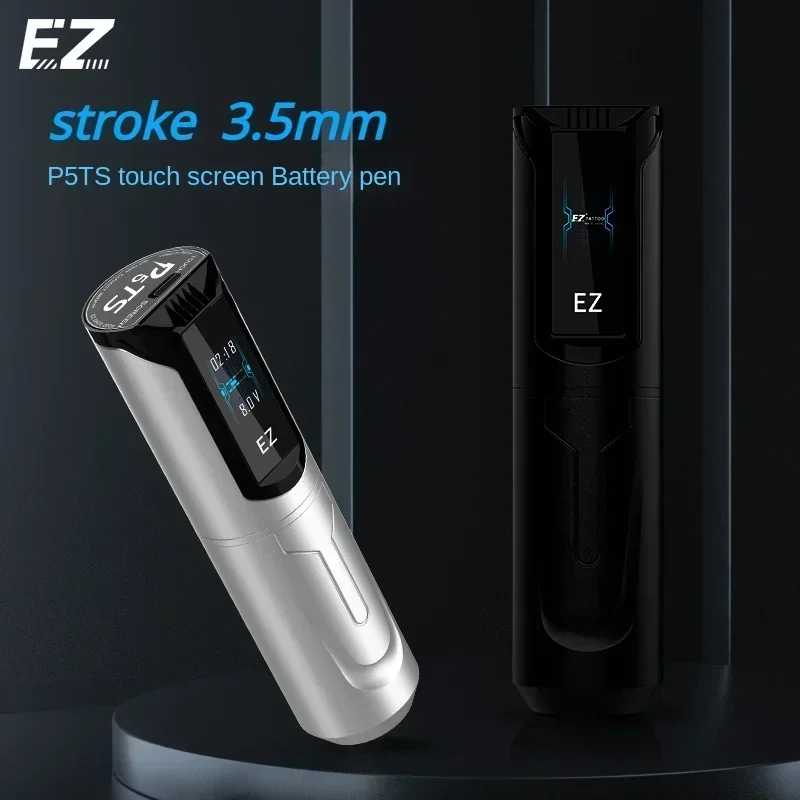 Прямые продажи EZ Tattoo Material P5ts аккумуляторная ручка с сенсорным экраном умная
