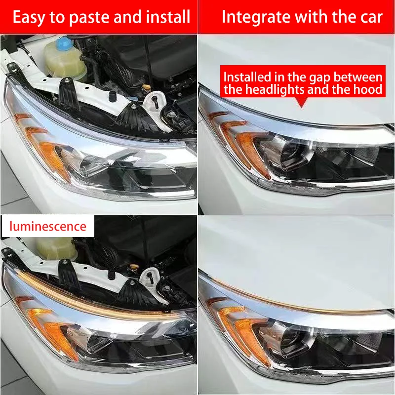 Гибкие водонепроницаемые поворотники для JEEP wrangler jk cherokee xj дневные ходовые огни 2