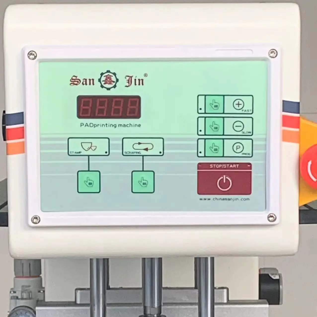 Двухцветный пластиковый циферблат Tampo Pad Printer печатная машина