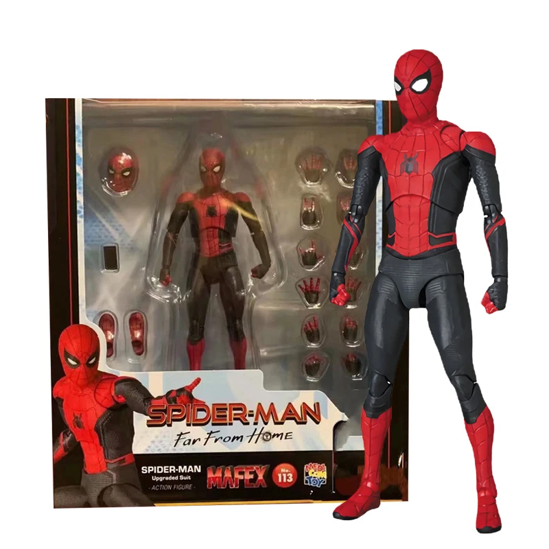 Disney Spider-Man - No Way Home Spiderman Action Figure Toys Multi-accessories Figurine Movable Collection Model Gifts for Boy