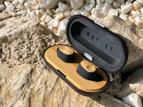 

Беспроводные наушники House of Marley Liberate Air true, черные и деревянные наушники, 9 часов