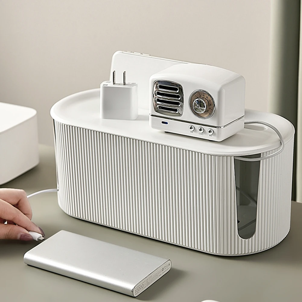 

Коробка для хранения проводов питания и кабелей в скандинавском стиле, пластиковый контейнер для хранения данных и кабелей, Артефакт управ...