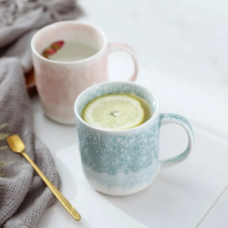 

350ml European Style Creative Ceramic Cup Porcelain Coffee Cups Tea Mugs Office Breakfast Milk Mug Water Drinkware Wholesale