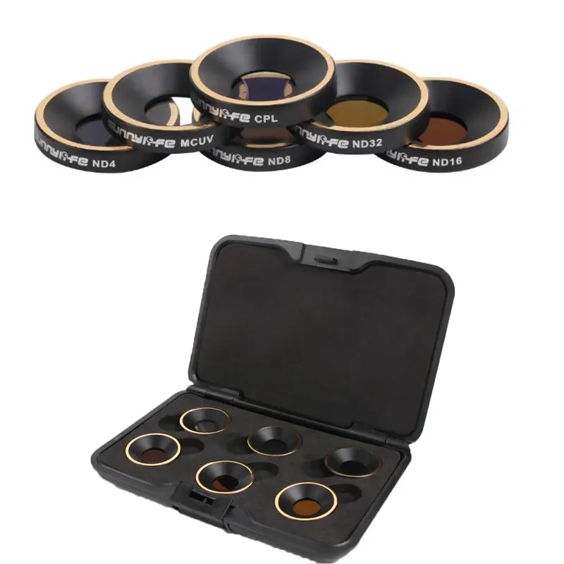 

Lens Filter Kit Set MCUV CPL ND4 ND8 ND16 ND32 Filter for Parrot Anafi Drone