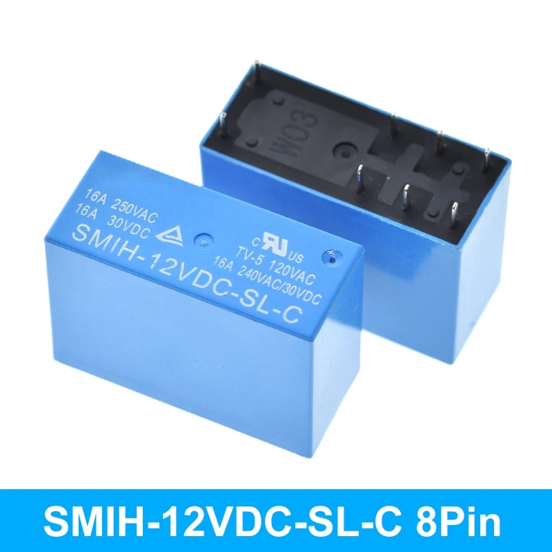 

SMIH-05V 12 В 24 В постоянного тока-SL-A-SL-C 6-контактное/8-контактное реле 250 В 16 А SMIH-05VDC-SL-A SMIH-12VDC-SL-A SMIH-24VDC-SL-A SMIH-05VDC-SL-C